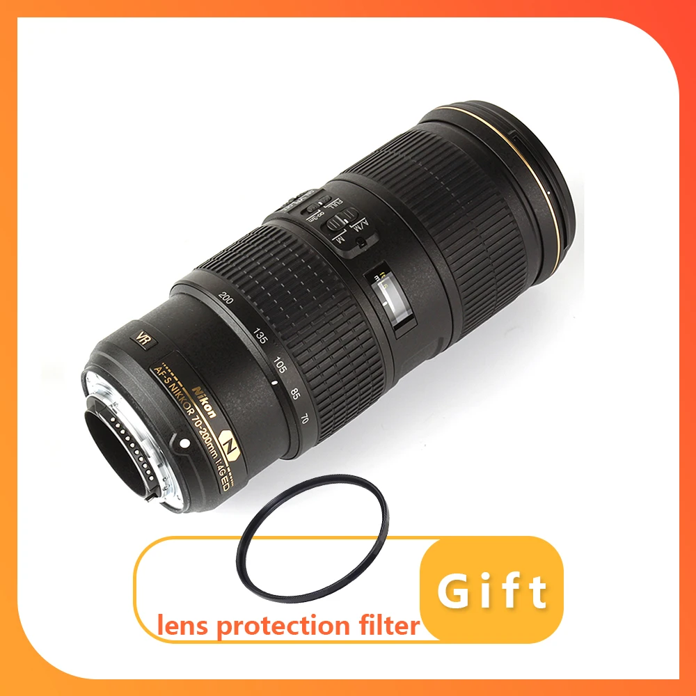 Nikon AF-S NIKKOR 70-200mm f/4G ED VR Lens For Nikon SLR Camera AliExpress