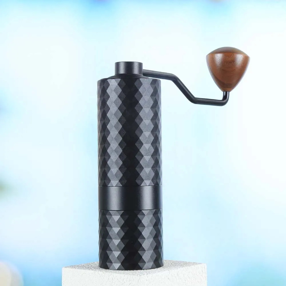 Manual Coffee Grinder HAVMORE Upgrade CNC Professional Stainless Steel Diamond Adjustable Burr Coffee Bean Grinding