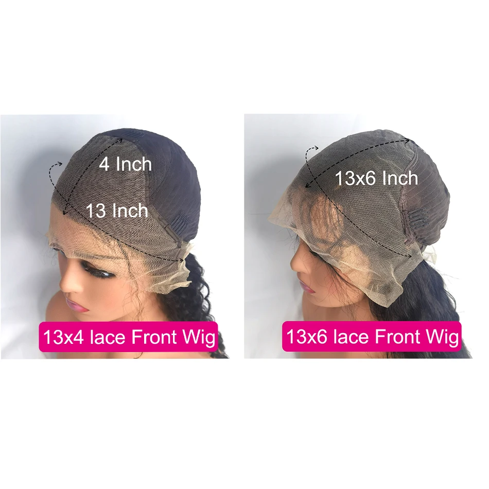 13x6 Body Wave Human Hair Lace Front Wig 13x4 Hd Transparent Lace Frontal Wig 200% Density Pre Plucked Wigs For Black Women 6