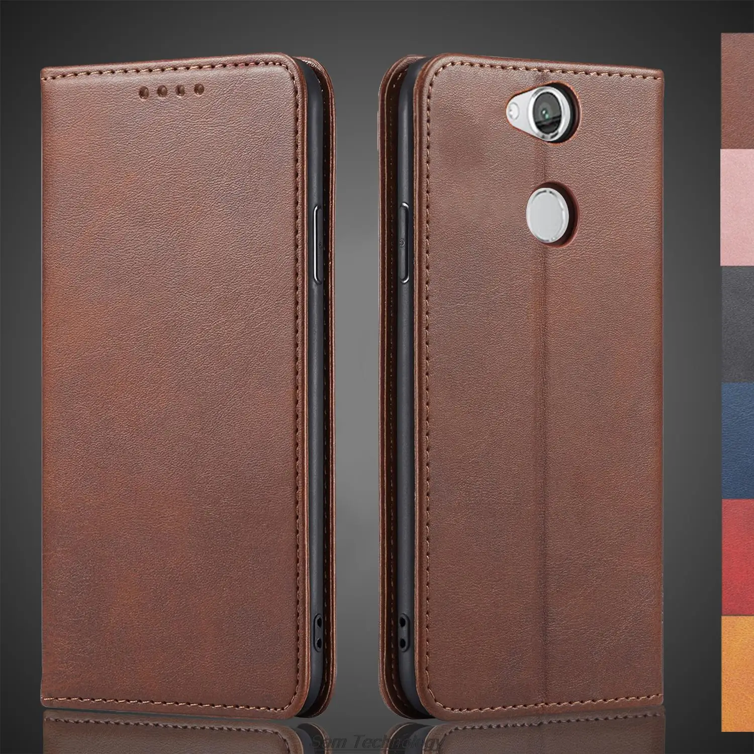 Custodia Portafoglio In Pelle Per Sony Xperia XA2 – Con Slot Porta Carte E Supporto Magnetico – Cover Flip