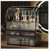 Cosmetics storage box, high-end skincare products, dust-proof household items, desktop shelf, acrylic transparent tape cover 4