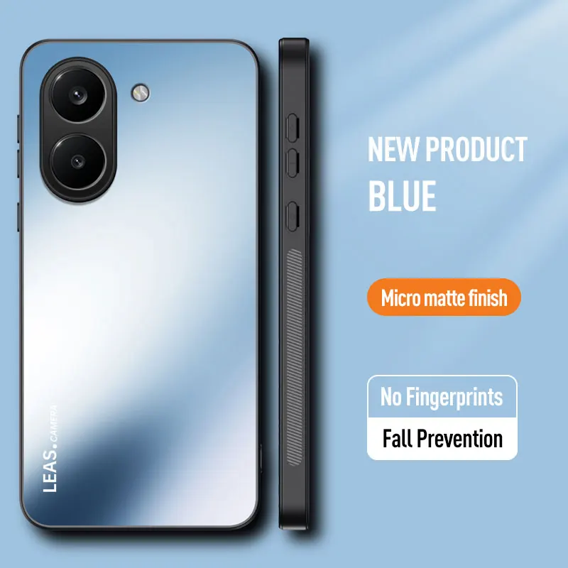 Shockproof Frosted Matte Hard Bumper with Camera Protection