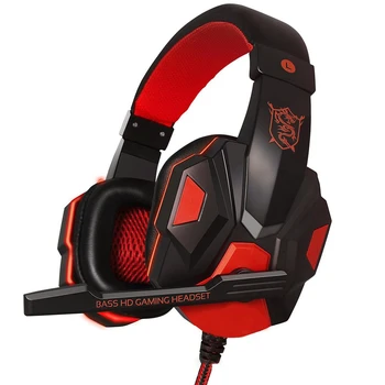Wired Gaming Headsets With 120° Adjustable Noise Cancelling Microphone PC Gamer Headphones For PS4/PS5/Xbox Smartphone Laptop 1