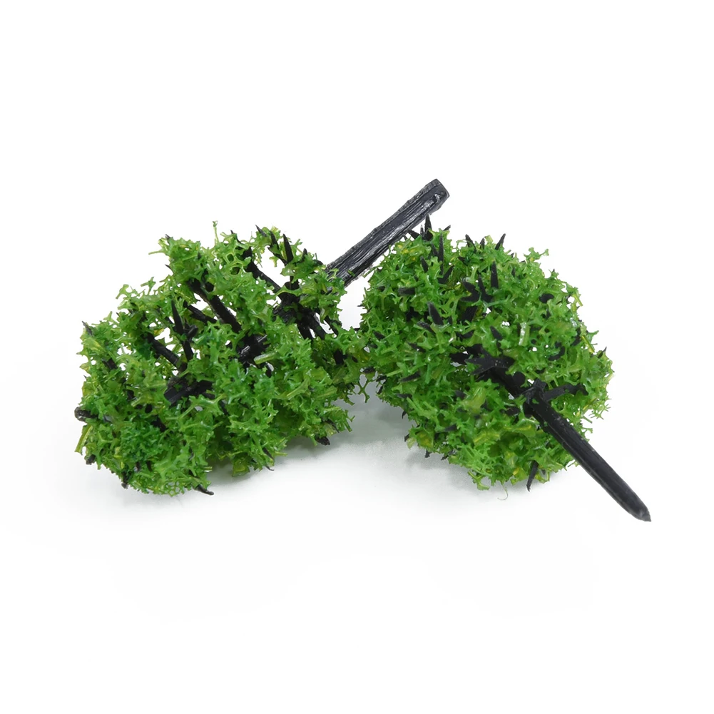 10pcs Model Trees Train Railroad Layout 3.5CM HO OO Scale Diorama Wargame Landscape Park Scenery Miniature Tree Decoration 5