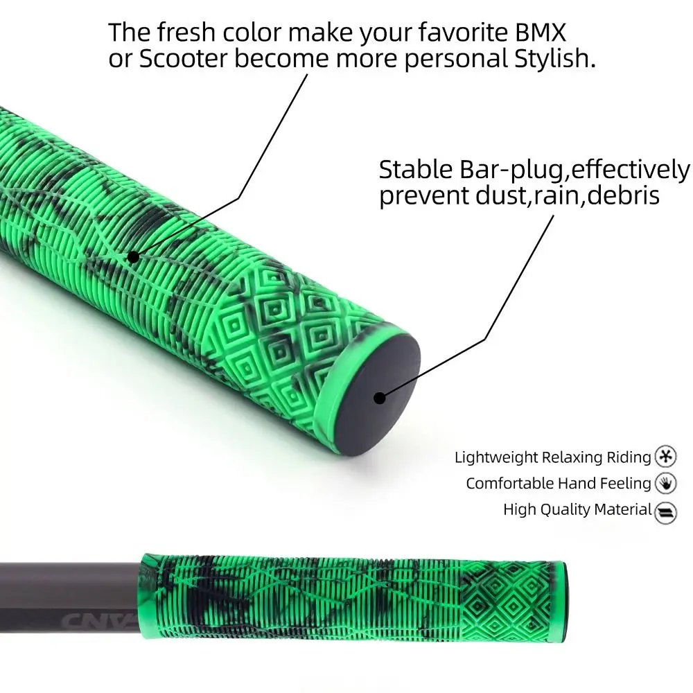 1 Paar Longneck Bars Fahrradlenkergriffe Gummi Fahrradzubehör Roller Fahrradlenker Rutschfest – Detail 4