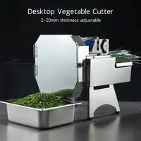 110V/220V CommercialShallot Vegetable Cutter Machine Multifunctional for Home Dicing Machine Carrot Potato Fruit Electric Slicer 1