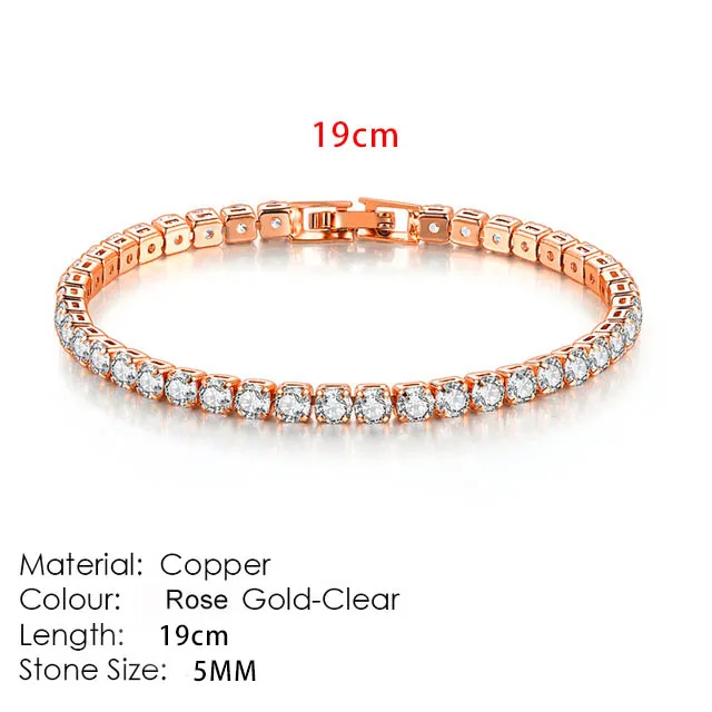 5mm RoseGold 19cm