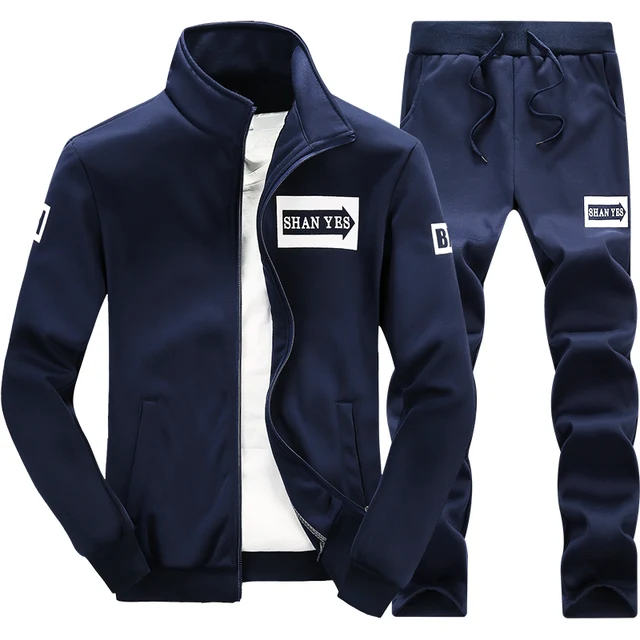 Pull sportif pour hommes, vêtements de sport pour jeunes, nouvelle veste décontractée Slim Fit, ensemble deux pièces, printemps et automne, 2025 1