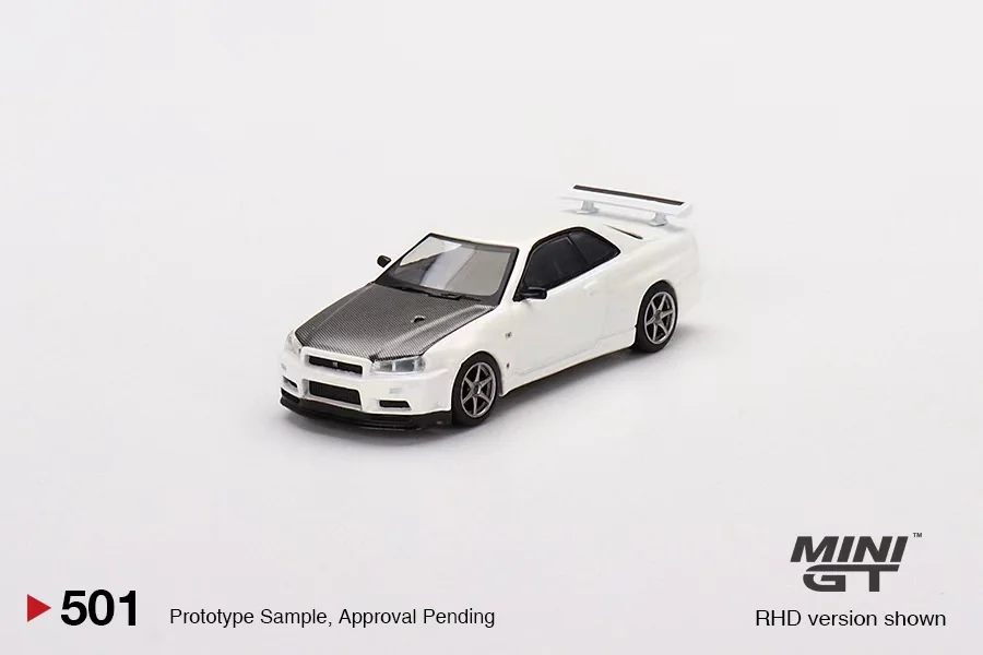 

Модель литая гоночного автомобиля, детская игрушка, подарок, мини nissan Skyline GT-R