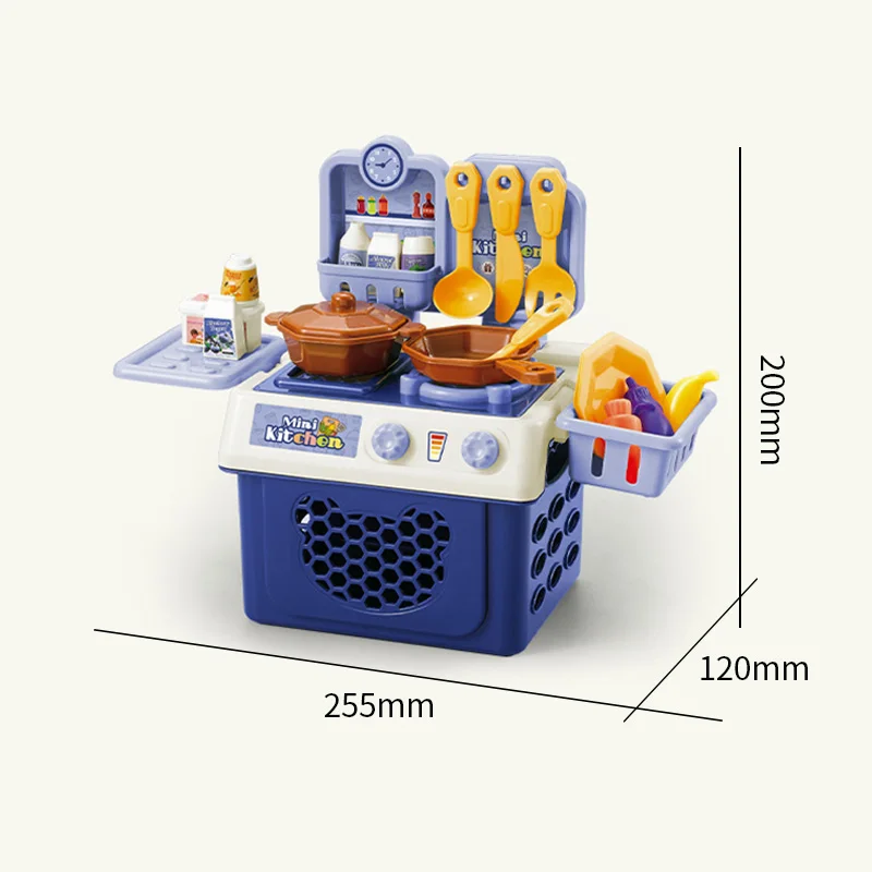 Children's simulation kitchen, real cooking toys, house games, early childhood education toys, gifts for boys and girls