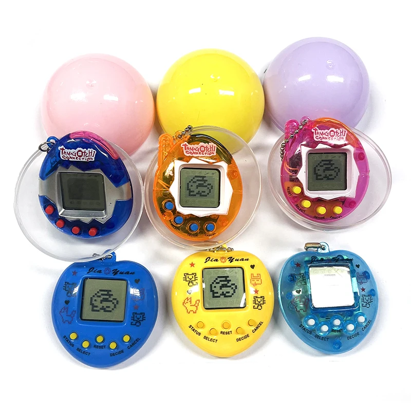 1PCS Funny Macaron Capsules Electronic Pets Tamagotchi 90S Nostalgic 49 Pets In One Virtual Cyber Digital Pet  Pixel Toys 3