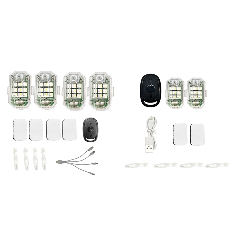 

Wireless Remote Control LED Strobe Light For Car Motorcycle Bike 7 Colors Anti-Collision Flash Warning Lamp