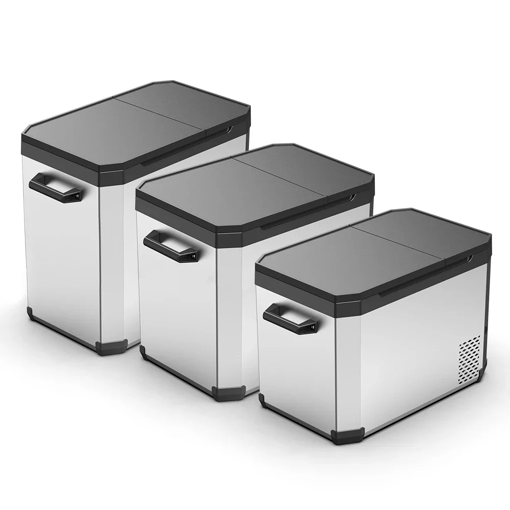 Alpicool AD35 12V AC DC Dual Use Cooler Box Portable Compressor Electric Freezer Dual Zone Car Fridge Camping Refrigerator