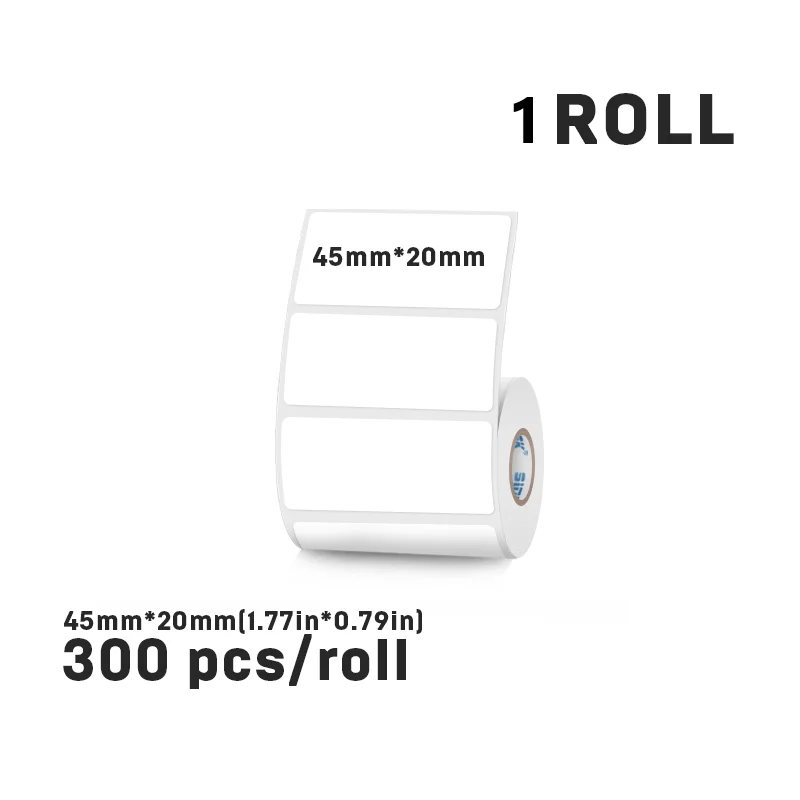 40 مللي متر عرض الحرارية التسمية ملصق أبيض ذاتية ا...
