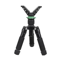 Professional Hunting Shooting Tripod Adjustable V Yoke Head Mini Aluminum Camera Portable Tripod Stand For Shooting Outdoors 1