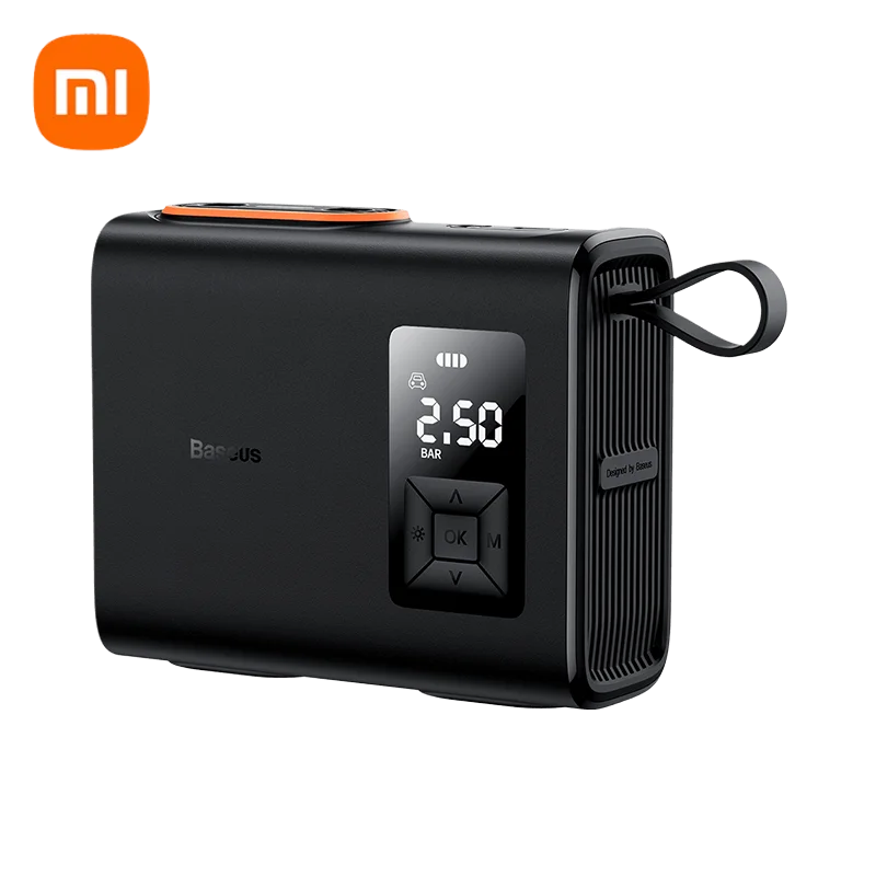 Xiaomi Baseus Gonfiatore Per Pneumatici Pompa Portatile Per Compressore D'Aria Per Gonfiaggio Pneumatici Per Auto 250W Pompa Per Pneumatici Elettrica 