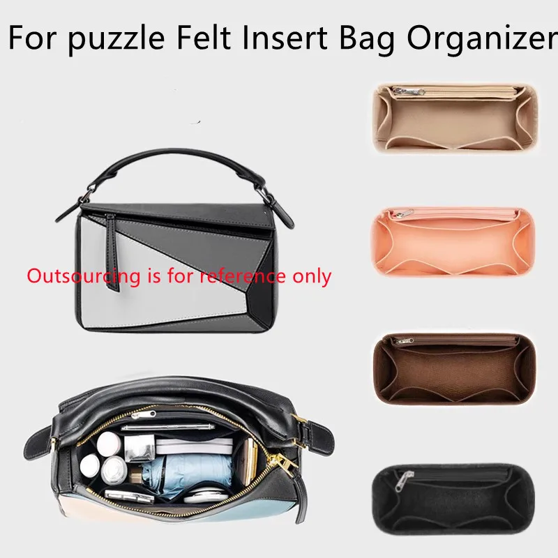 Per Loewe Puzzle Feltro Inserto In Tessuto Borsa Organizer Trucco Borsa Organizer Viaggio Interno Borse Cosmetiche Portatili