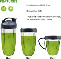 Extracteur de tasse de presse-agrumes 18oz 24oz 32oz, lame croisée, pièces de rechange pour mélangeur, lame d'extraction pour série NutriBullet 600w 900w 2