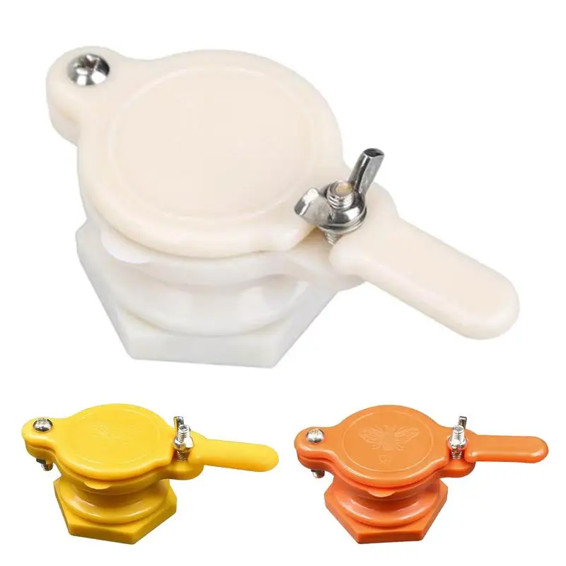 

Honey Bucket Tap Plastic Honey Gate Valve Extractor Beekeeping Equipment Extractor Bottling Honey Gate Flow Port Bee Tap