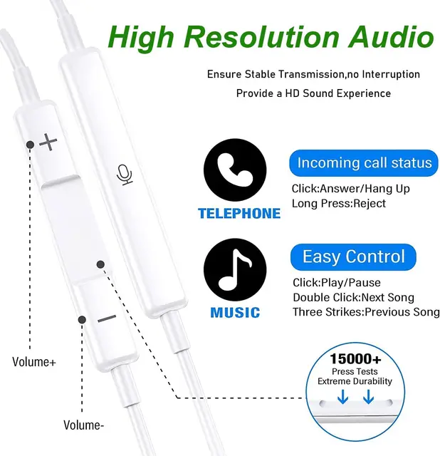 Wired Lightning Earphones 5