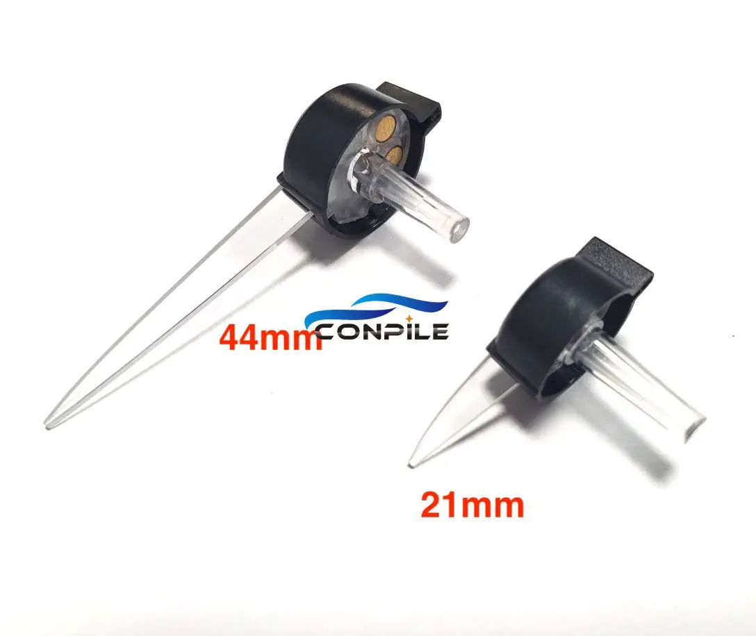 1pc 21mm/44mm 자동차 계기판 포인터 흰색 샤프트 표준 라이트 가이드 포인터 클러스터 구멍 1mm