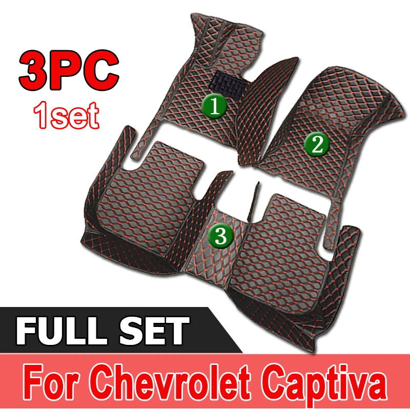 

Car Floor Mats For Chevrolet Captiva CN202S 2019 2020 2021 2022 5saet Waterproof Car Mats Tapetes Para Automovil Car Accessories