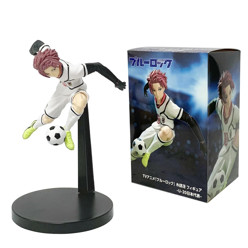 Blue Football Uniform Anime Figure - Nagi Seishirou & Itoshi Rin PVC Collectible Toy