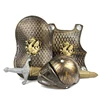 Retro Roman Warrior Armor Set Children Wear Dragon Shield Weapon Toy Cosplay For The Dance Performance Outdoor Sports Toy Gift 3