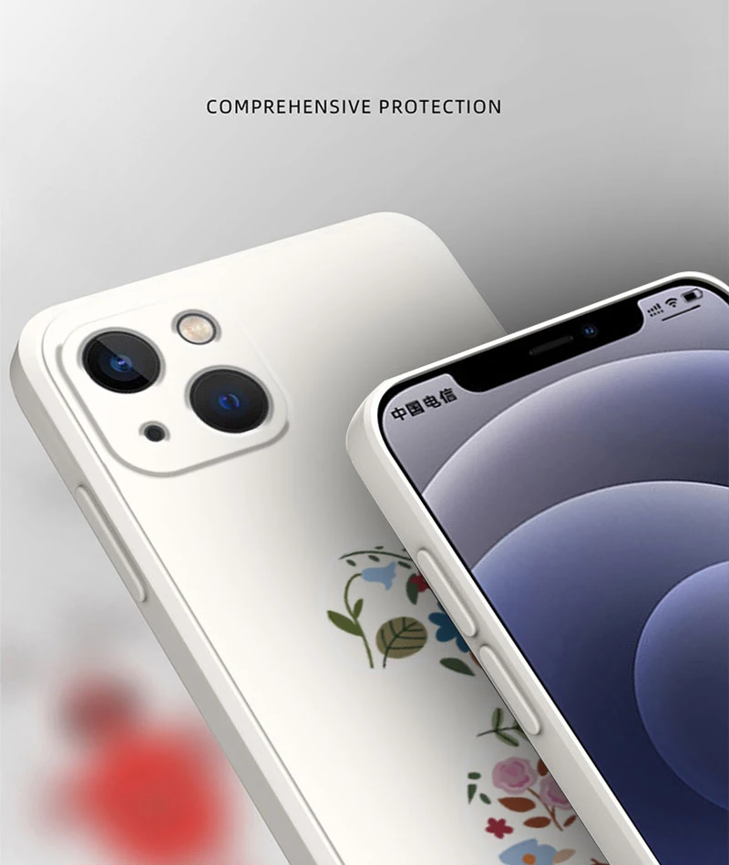 iphone 11 card case Fashion Brand Cartoon Flower Bear Case For iPhone 12 Mini 11 13 Pro Max XR XS X 7 8 Plus SE 2020 Shockproof Soft Silicone Cover iphone 11 cover