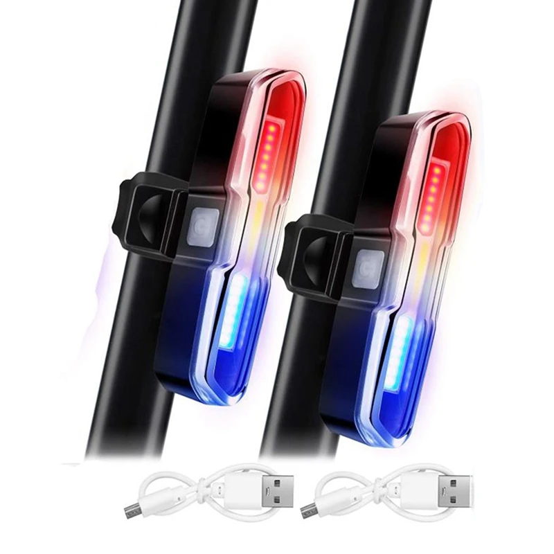 

Велосипедный задний фонарь, яркий задний фонарь для велосипеда, USB аккумуляторный фонарь, водонепроницаемый фонарь для велосипеда, 5 режимов, для ночного езды на велосипеде и бега