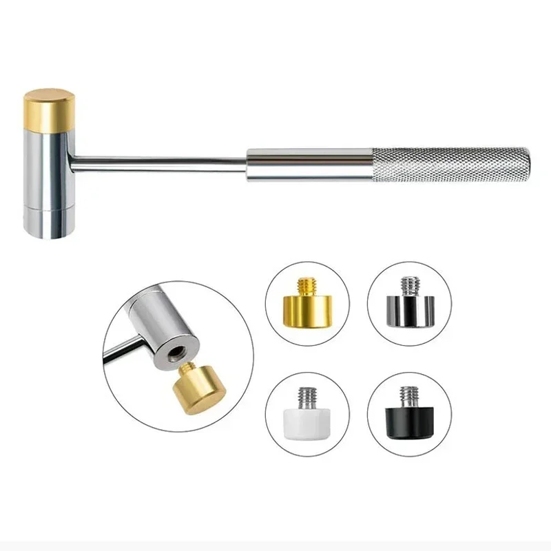 21Pcs 롤 핀 펀치 세트 양면 황동 망치 전문 Gunsmithing 펀치 도구 휴대용 핸드 툴 키트 총 유지 보수