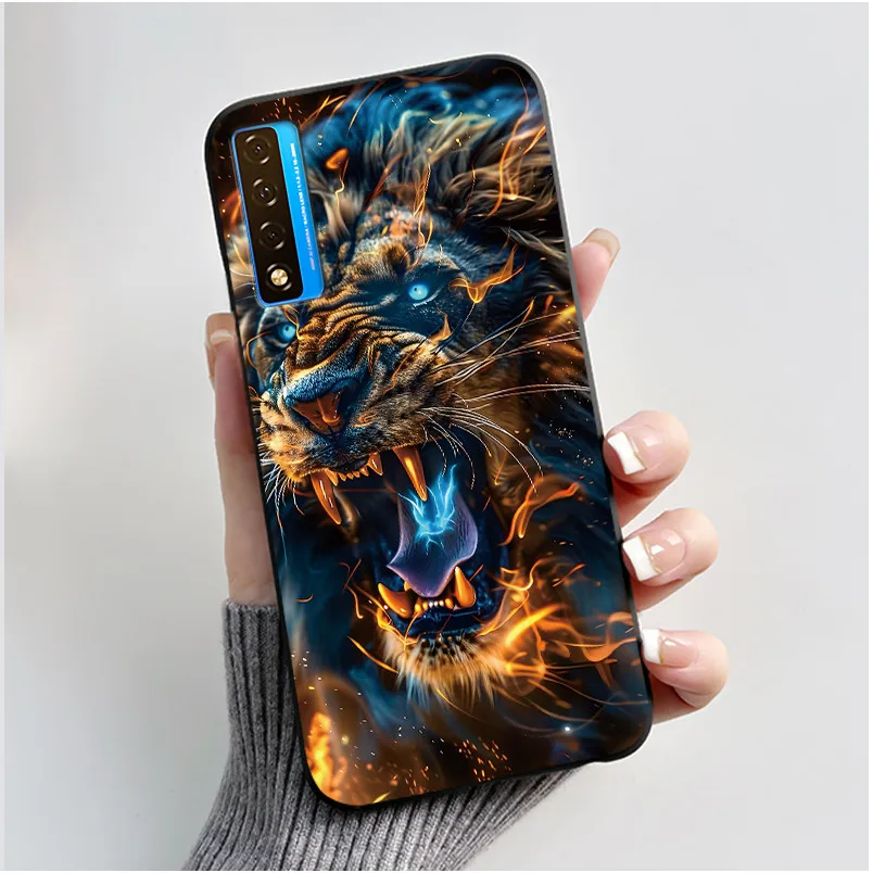 Luxury Dragon Black Soft Silicone Phone Case Back Cover - Cute and Cool Design