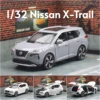 1/32 Nissan X-Trail SUV Miniature Diecast Toy Car Model Sound & Light Doors Openable Educational Collection Gift For Boy Kid 1