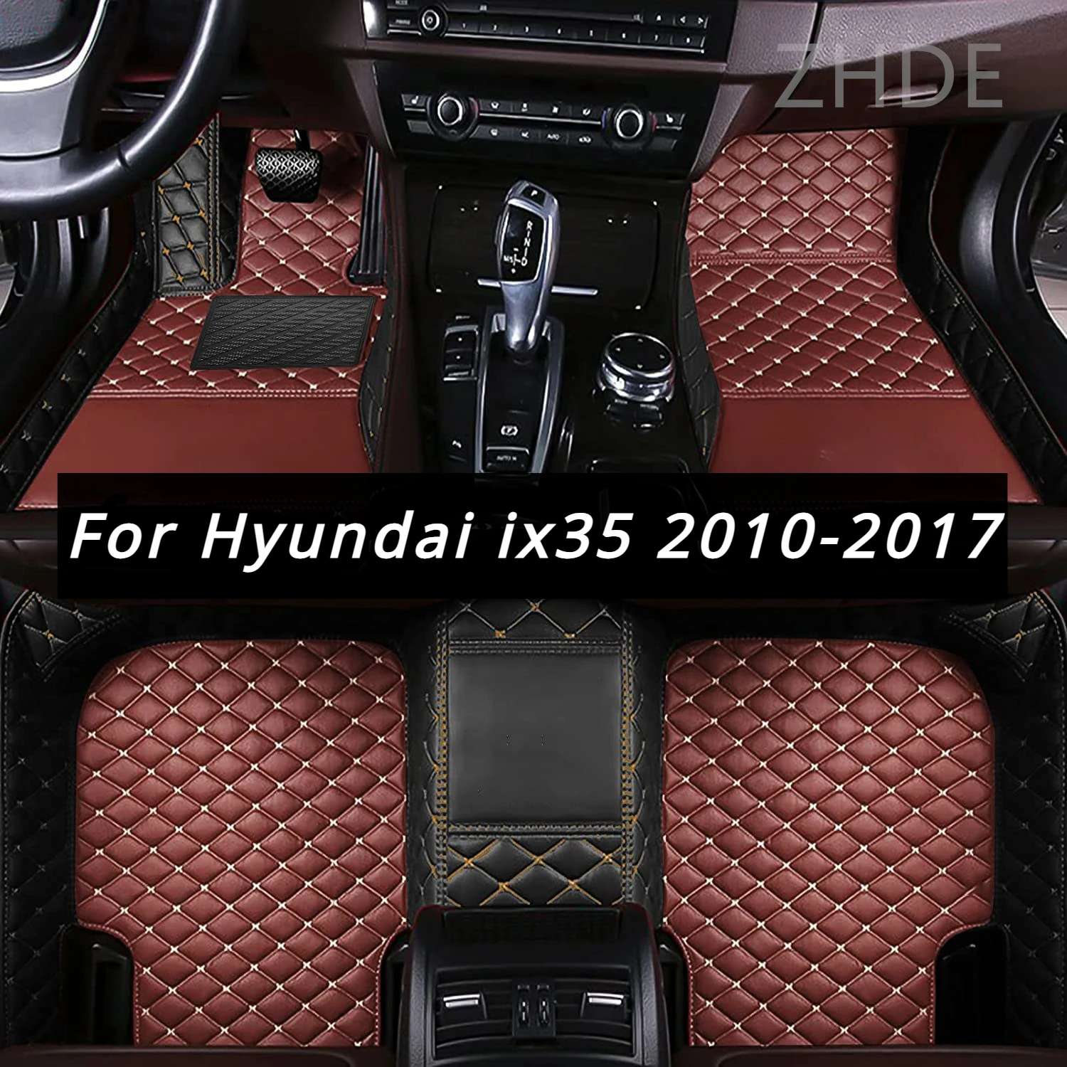

Carpets For Hyundai ix35 2017 2016 2015 2014 2013 2012 2011 2010 Car Floor Mats Auto Interior Accessories Leather Rugs Products