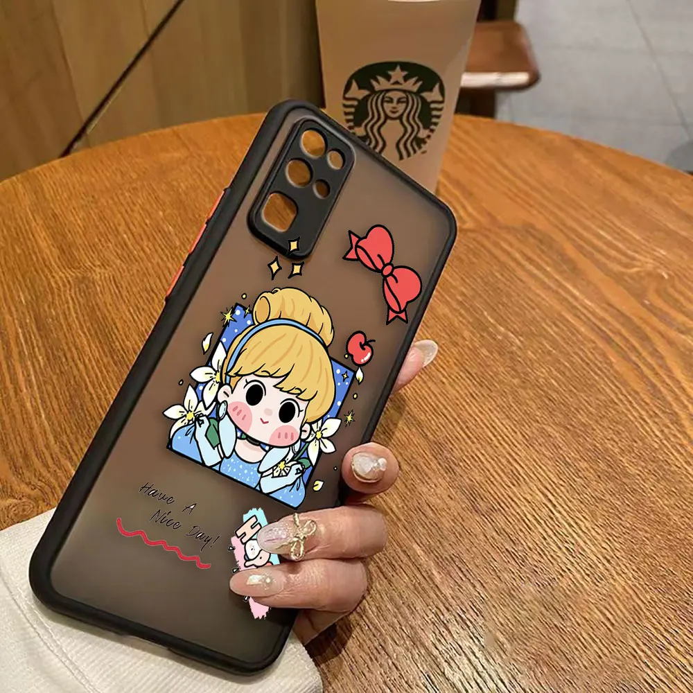 thumbnail image 1 of Matte Case for HONOR 70 50 30S 30 20 8X 9A 9X PLAY 4T X7 X8 X9 X10 5G V40 Case Funda Coque Capa Shell Cartoon Anime Snow White, 1 of 5