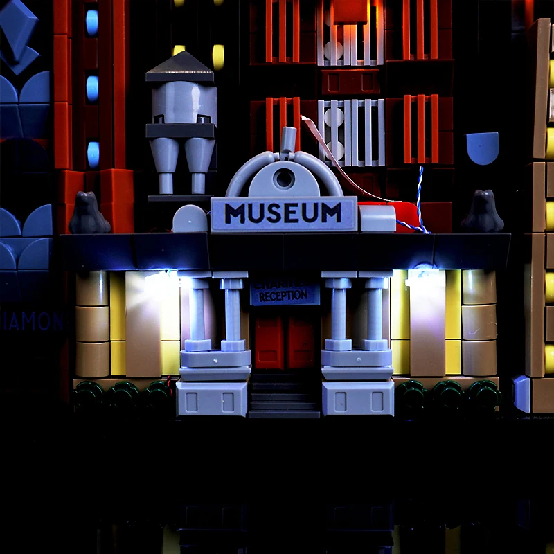 DIY RC LED Light Kit For LEGO 76271 The Animated Series Gotham City  (Only LED Light,Without Blocks Model) 6