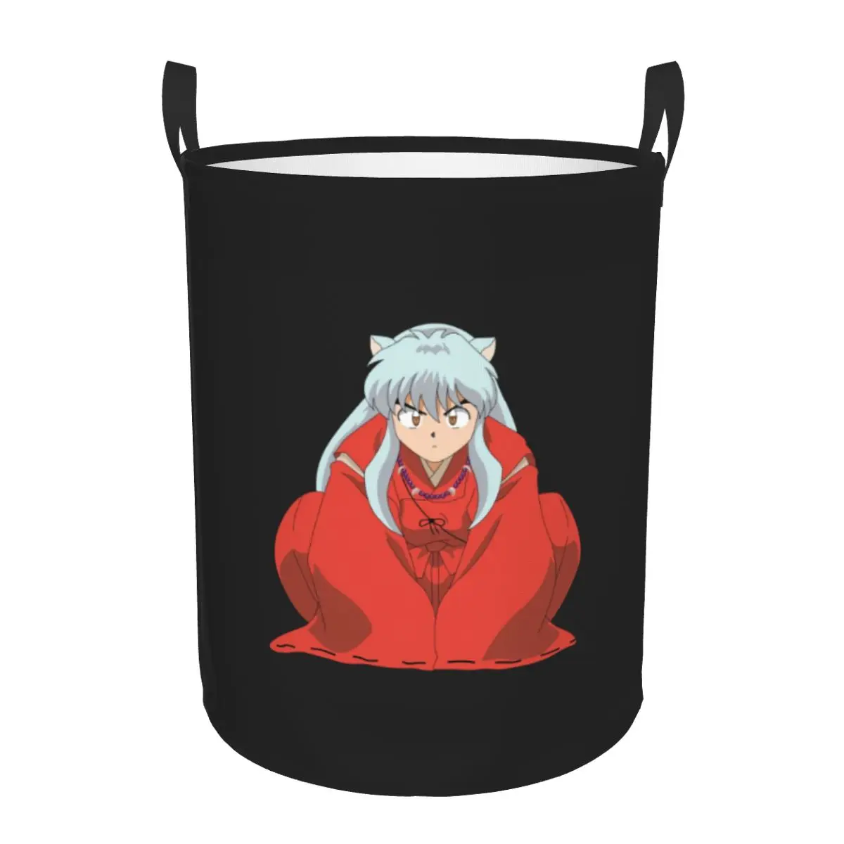 

Demon Inuyasha Laundry Basket Collapsible Large Clothing Storage Bin Classic Japan Anime Baby Hamper