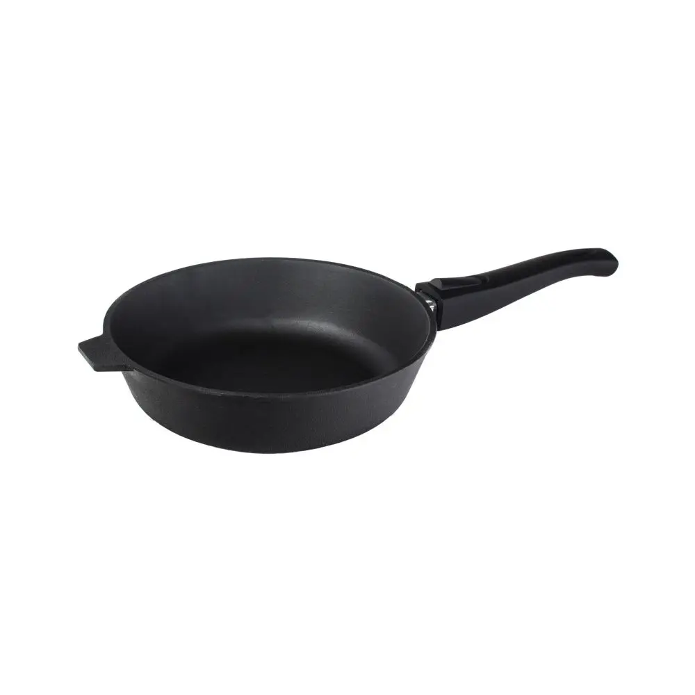 Сковорода со съемной бакелитовой ручкой 24 см Камская Посуда |