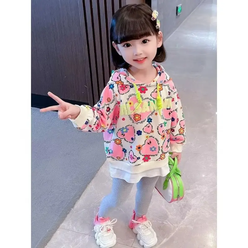 

Girls Tracksuit Clothes For Girls Summer Fashion Kids Girls Clothes Sets 2Pcs Outfits Clothing Children T-shirt+pants