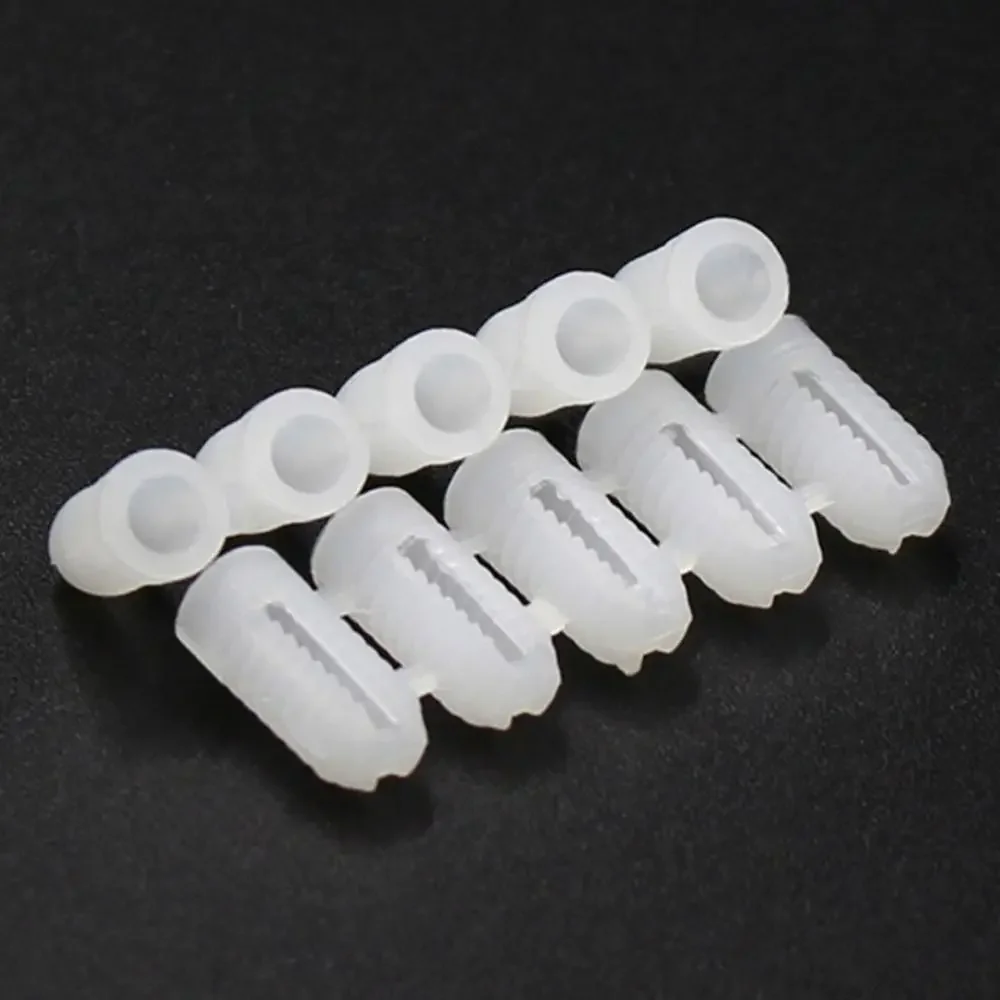 Plastic Hinges Plastic Wall Plug Anchor New Ribbed M4 Wall Plugs Connected Hinge Hinge Expansion Bolt Hardware