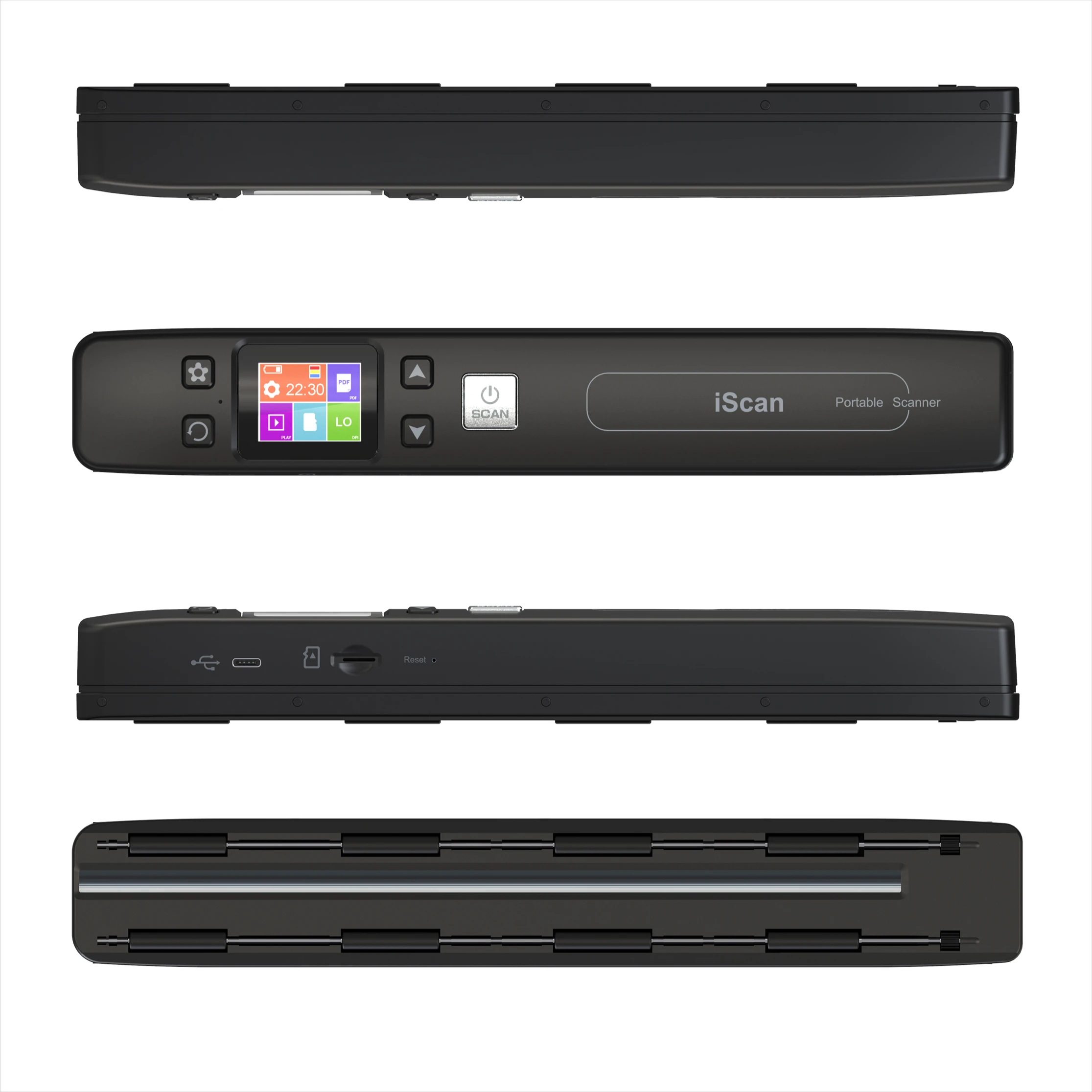 Portable iScan Document Photos Scanner 1050DPI Support WiFi & Rechargeable Handheld Scan Photo Mobile Scanner JPG/PDF Format, document scanner