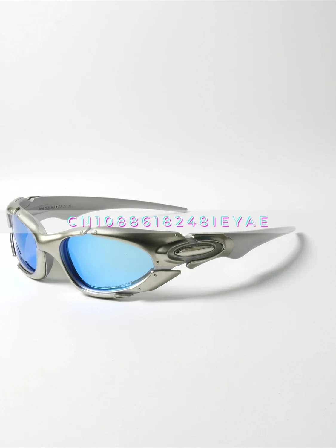 Niche Mecha Style Polarized Sunglasses Uv400 Anti-ultraviolet Cool Colorful Trendy Sunglasses