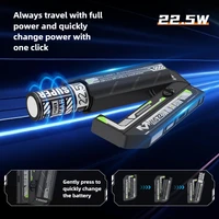 Nouveau Mini batterie externe 22.5W batterie détachable charge rapide batterie externe Portable Powerbank chargeur pour IPhone Xiaomi Samsung 2