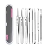 Ultra Fine No 5 Cell Pimples Black Head Clip Tweezers Beauty Salon Special Scraping Closing Artifact Acne Needle Tool 2