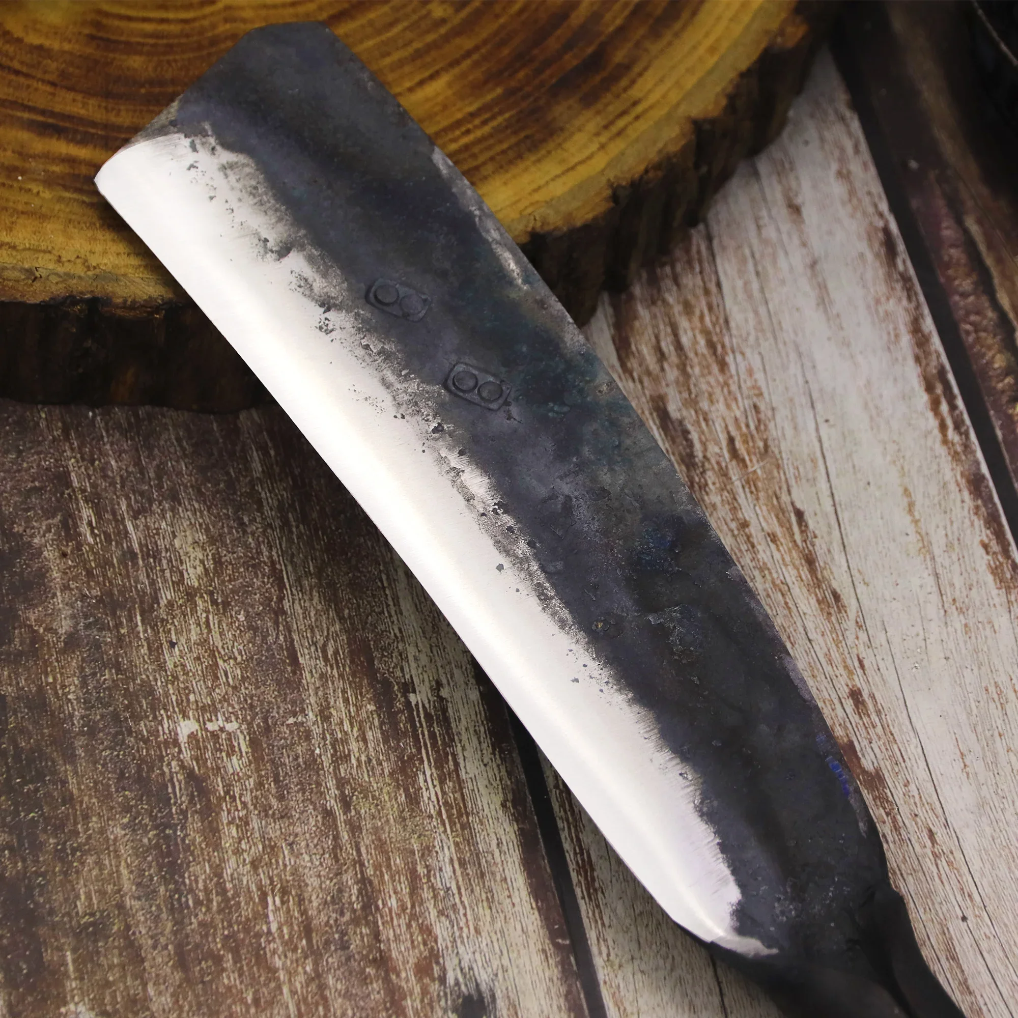 Japanese hand forged sharp straight knife, outdoor logging knife, jungle chopping knife, tool knife, home bone chopping knife 4