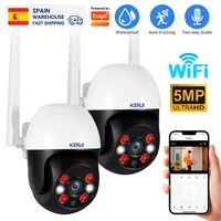 Caméra PTZ KERUI pour l'extérieur, caméra IP WiFi 5MP/8MP, fonctionne avec Tuya Smart, caméra de surveillance CCTV, suivi automatique, vision nocturne 1