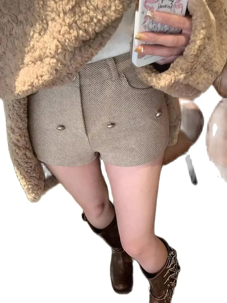 Kpop Plaid Skirt New Design High Waist Removable Pleated Skirt Gyaru Clothes Luxury Streetwear Autumn Winter