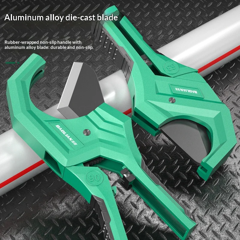 43/90MM 호스 커터 수공구 전기 기술자용 SK5 파이프 가위 래칫 PVC/PU/PP/PE 재질 수리용 기계 작업장 도구