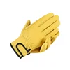 Work Gloves Leather Workers Work Welding Safety Protection Garden Sports Motorcycle Driver Wear-resistant Gloves Average Code 4