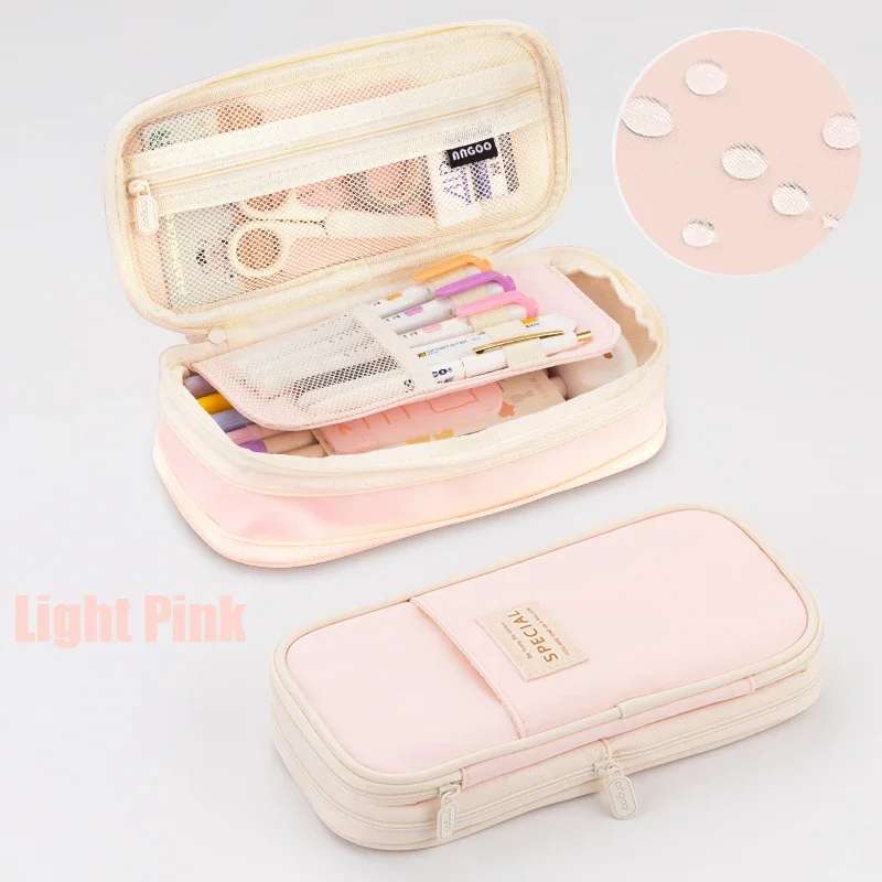 Stylish Foldable Pencil Case - Large Capacity Pen Holder and Desk Organizer